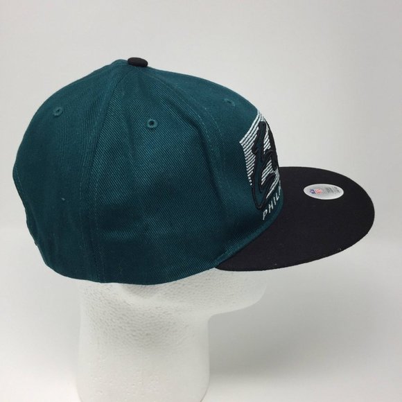 Philadelphia Eagles Snapback Hat Retro Script Logo - Picture 4 of 6
